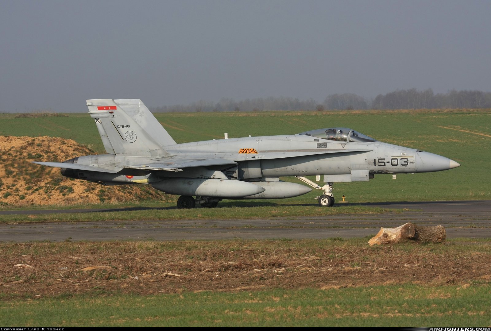 Spain - Air Force McDonnell Douglas C-15 Hornet (EF-18A) C.15-16 at Florennes (EBFS), Belgium