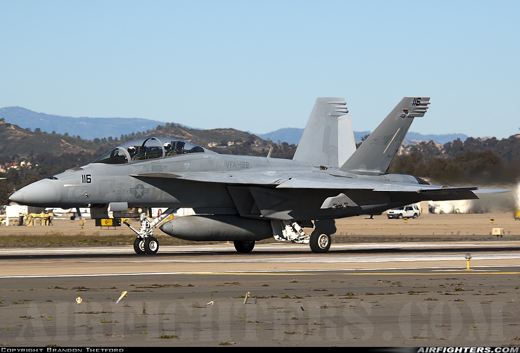 USA - Navy Boeing F/A-18F Super Hornet 165912 at San Diego - Miramar MCAS (NAS) / Mitscher Field (NKX / KNKX), USA