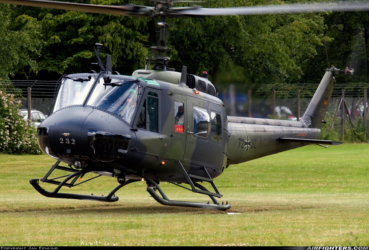 Germany - Army Bell UH-1D Iroquois (205) 72+32 at Off-Airport - Kiel Naval Station, Germany