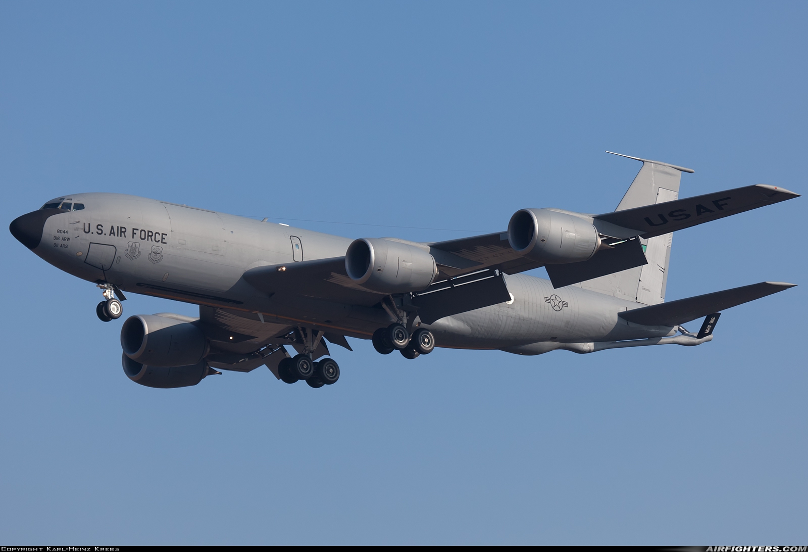 USA - Air Force Boeing KC-135R Stratotanker (717-100) 63-8044 at Ramstein (- Landstuhl) (RMS / ETAR), Germany