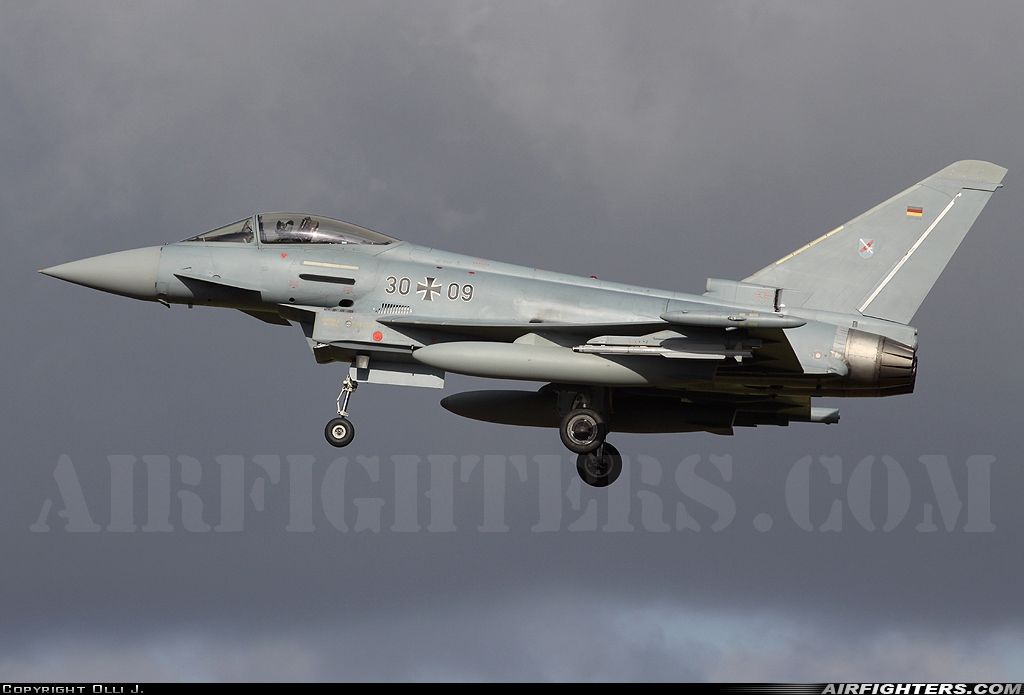 Germany - Air Force Eurofighter EF-2000 Typhoon S 30+09 at Norvenich (ETNN), Germany
