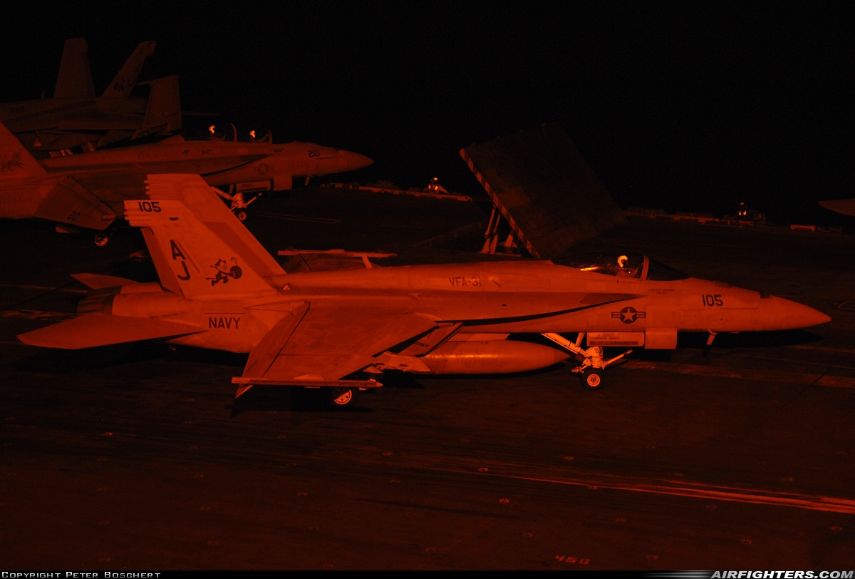 USA - Navy Boeing F/A-18E Super Hornet 166781 at Off-Airport - Persian Gulf, International Airspace
