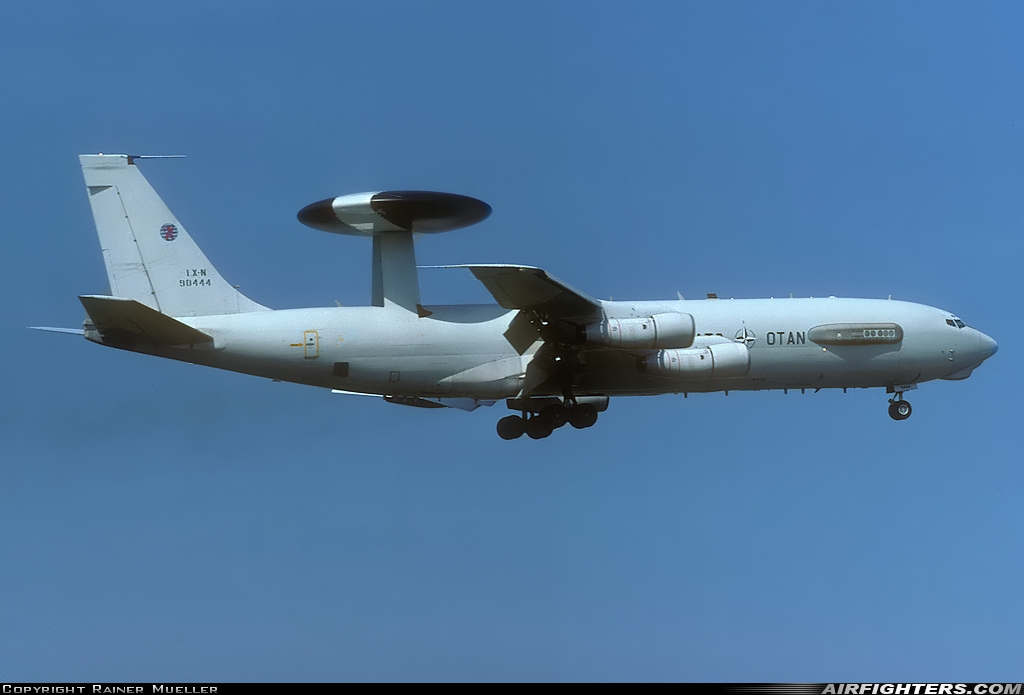 Luxembourg - NATO Boeing E-3A Sentry (707-300) LX-N90444 at Schleswig (- Jagel) (WBG / ETNS), Germany