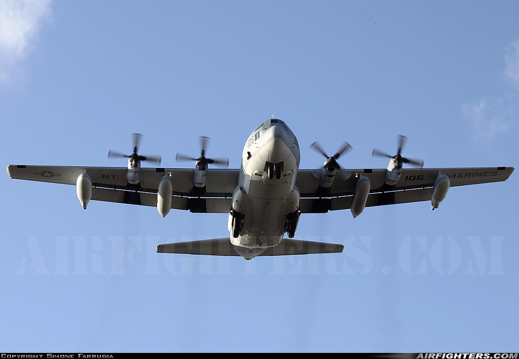 USA - Marines Lockheed KC-130T Hercules (L-382) 164106 at Luqa - Malta International (MLA / LMML), Malta