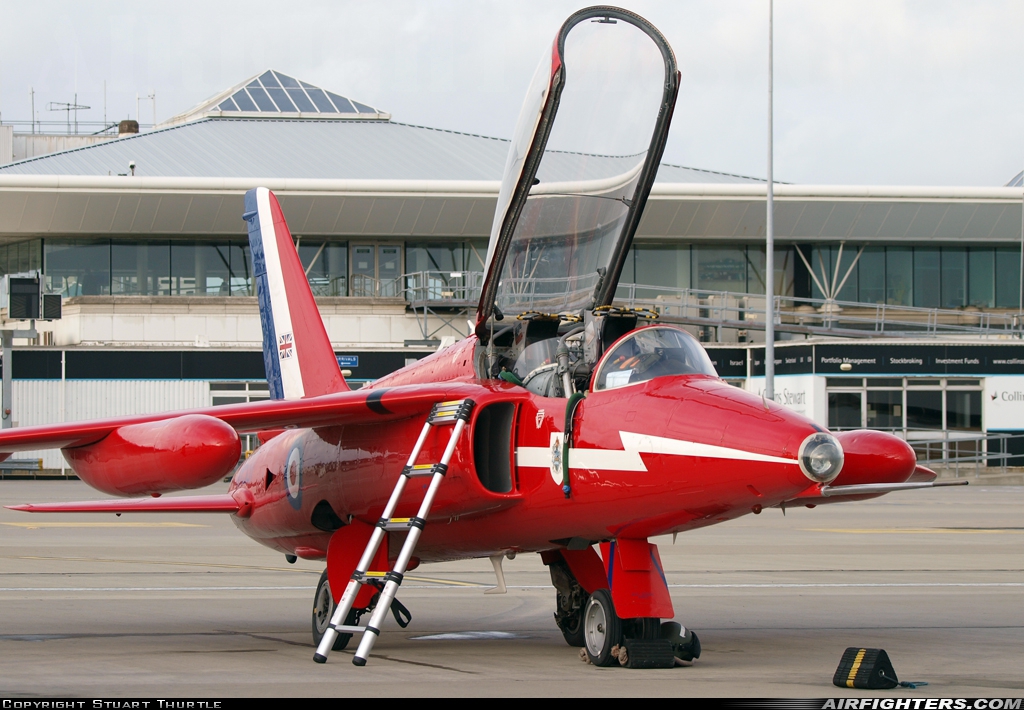 Private Folland Gnat T.1 G-NATY at Jersey (- States) (JER / EGJJ), UK