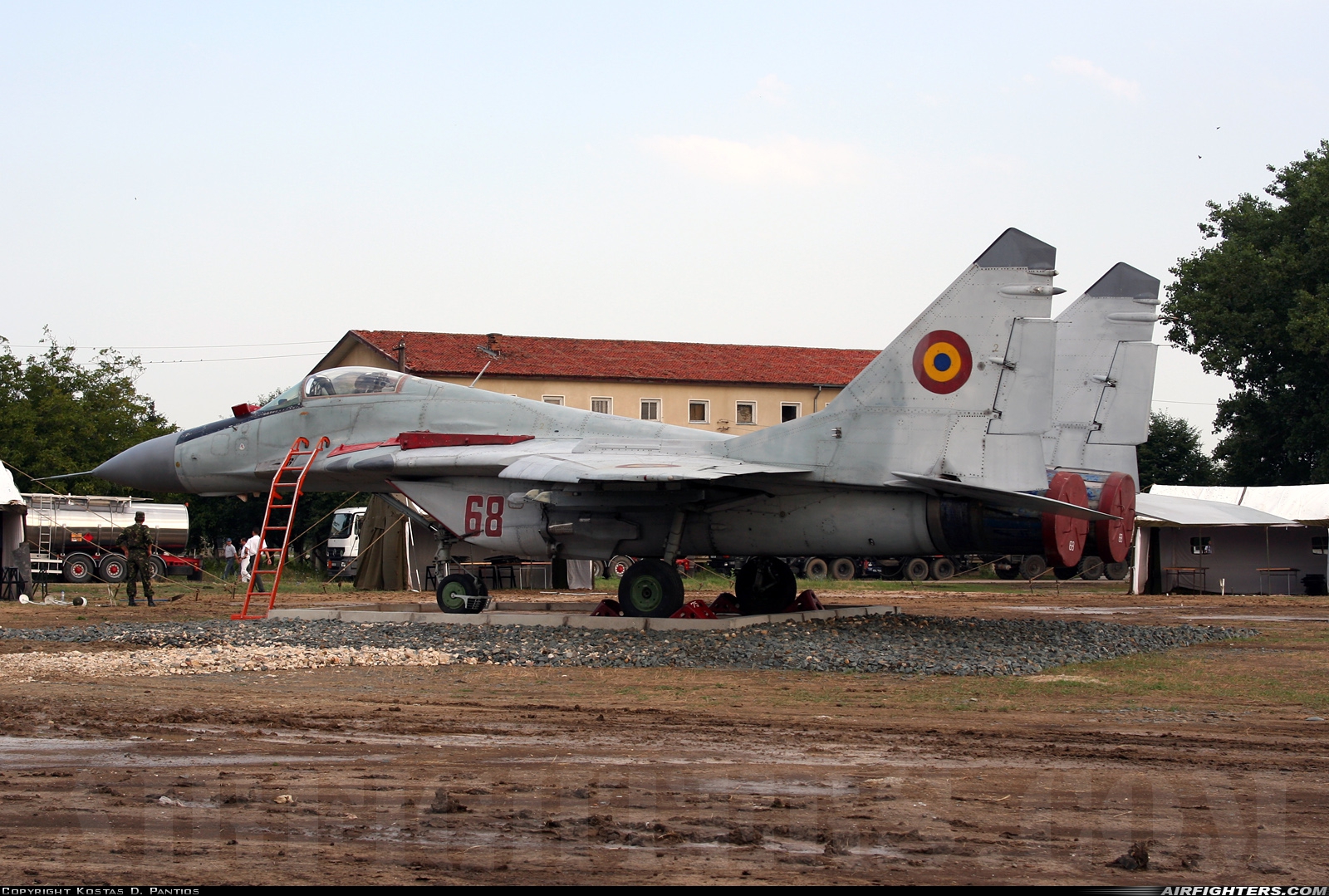Romania - Air Force Mikoyan-Gurevich MiG-29A (9.12A) 68 at Constanta - Mihail Kogalniceanu (CND / LRCK), Romania