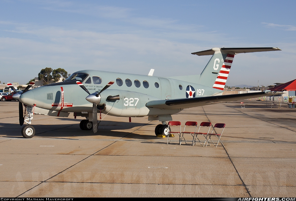 USA - Navy Beech TC-12B Huron (Super King Air B200) 161197 at San Diego - Miramar MCAS (NAS) / Mitscher Field (NKX / KNKX), USA