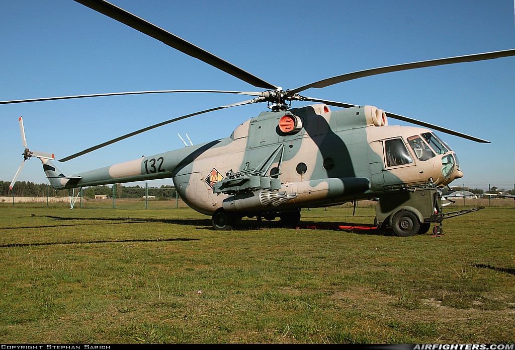 East Germany - Air Force Mil Mi-8TB 132 at Cottbus North (ETHT), Germany