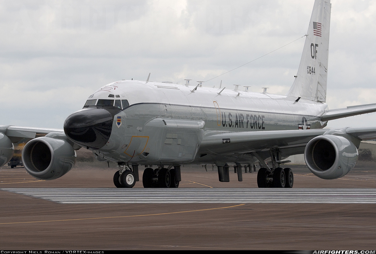 USA - Air Force Boeing RC-135V Rivet Joint (739-445B) 64-14844 at Fairford (FFD / EGVA), UK
