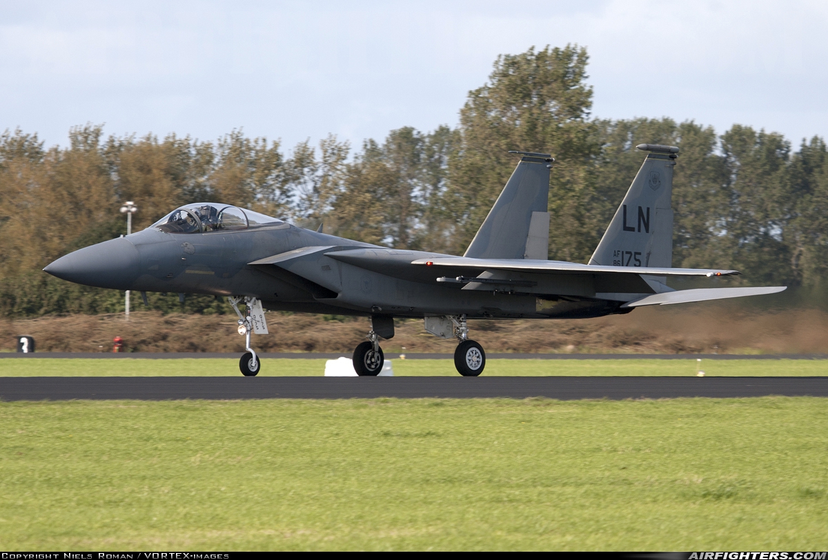 USA - Air Force McDonnell Douglas F-15C Eagle 86-0175 at Leeuwarden (LWR / EHLW), Netherlands