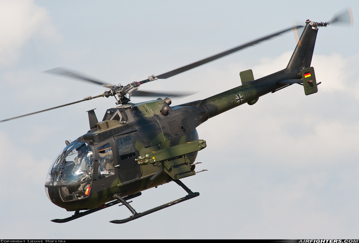 Germany - Army MBB Bo-105P1 87+90 at Niederstetten (ETHN), Germany