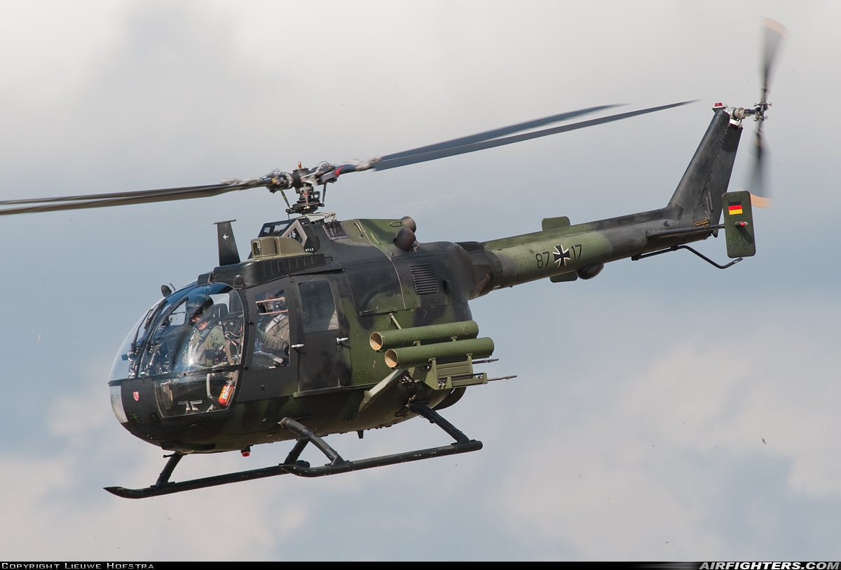 Germany - Army MBB Bo-105P1 87+17 at Niederstetten (ETHN), Germany