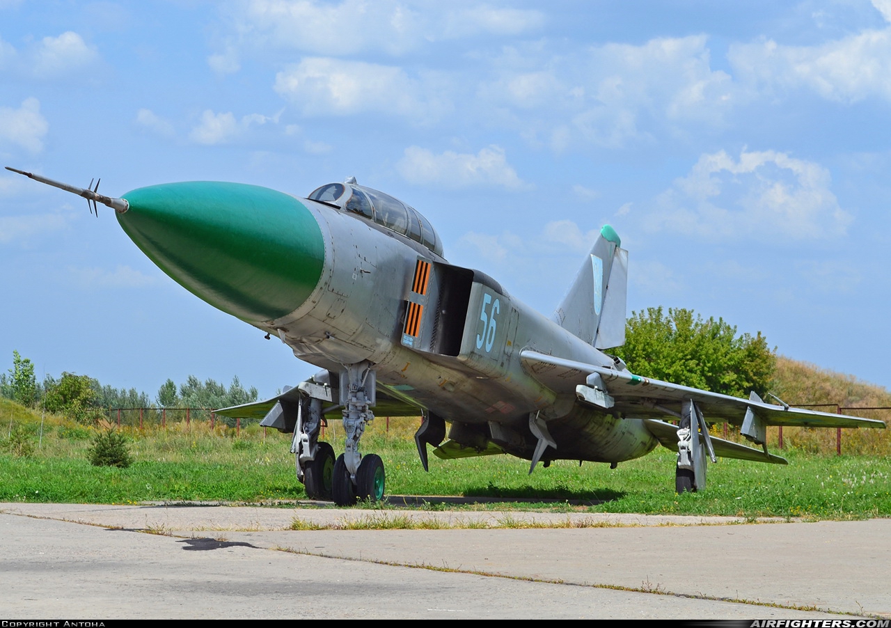 Ukraine - Air Force Sukhoi Su-15UM Flagon-G 56 BLUE at Poltava - (UKHL), Ukraine