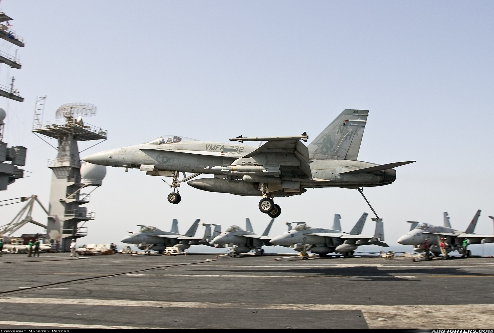 USA - Marines McDonnell Douglas F/A-18A Hornet 162903 at Off-Airport - Persian Gulf, International Airspace