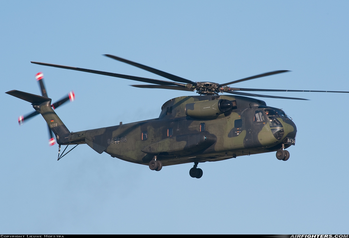 Germany - Army Sikorsky CH-53G (S-65) 84+34 at Rheine-Bentlage (ETHE), Germany