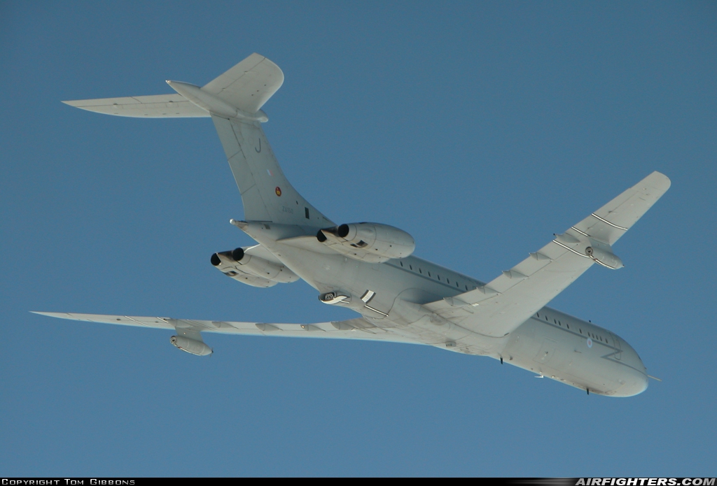 UK - Air Force Vickers 1154 VC-10 K3 ZA150 at In Flight, International Airspace