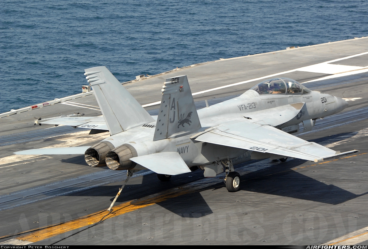 USA - Navy Boeing F/A-18F Super Hornet 166674 at Off-Airport - Persian Gulf, International Airspace