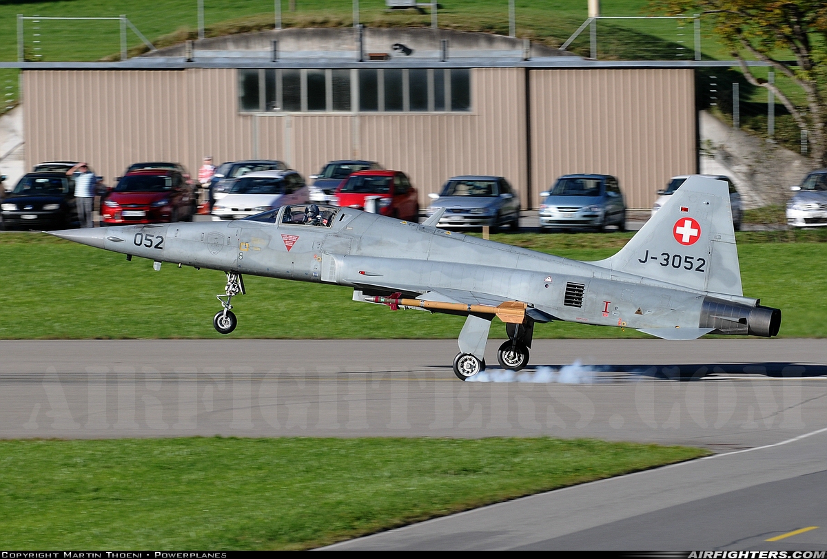 Switzerland - Air Force Northrop F-5E Tiger II J-3052 at Meiringen (LSMM), Switzerland