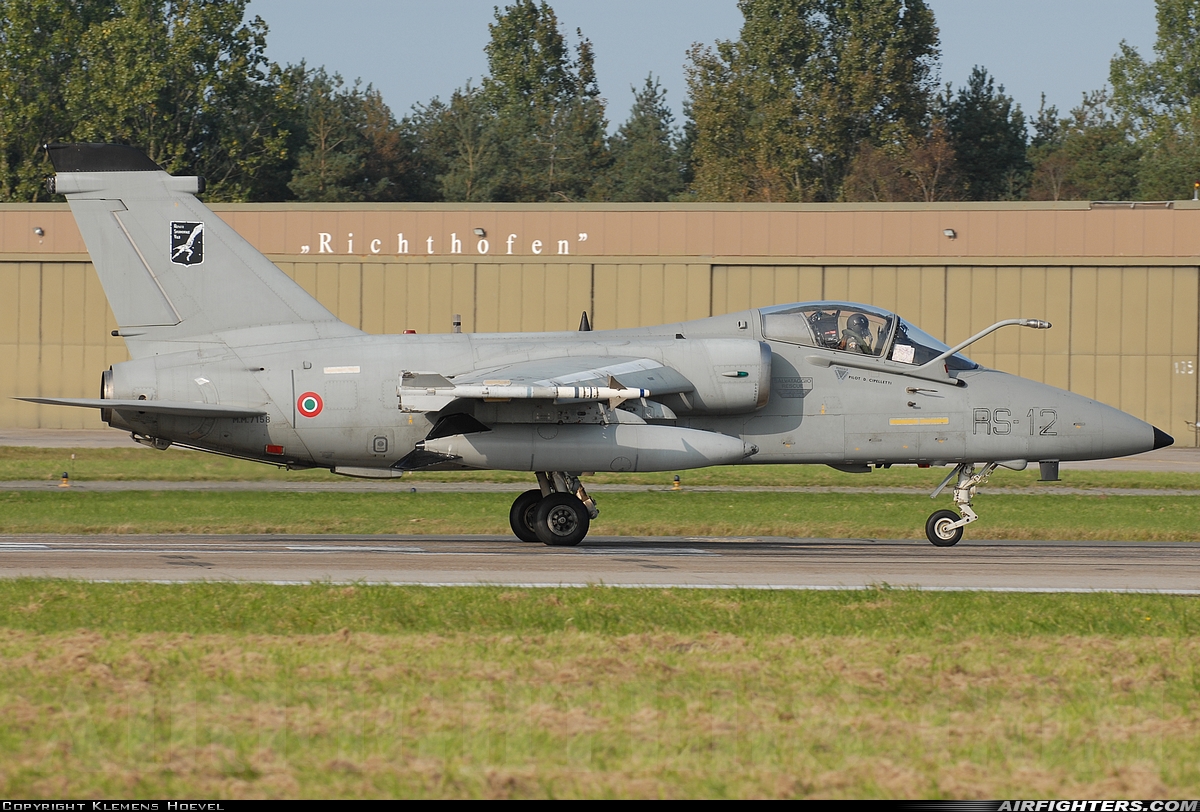 Italy - Air Force AMX International AMX MM7158 at Wittmundhafen (Wittmund) (ETNT), Germany