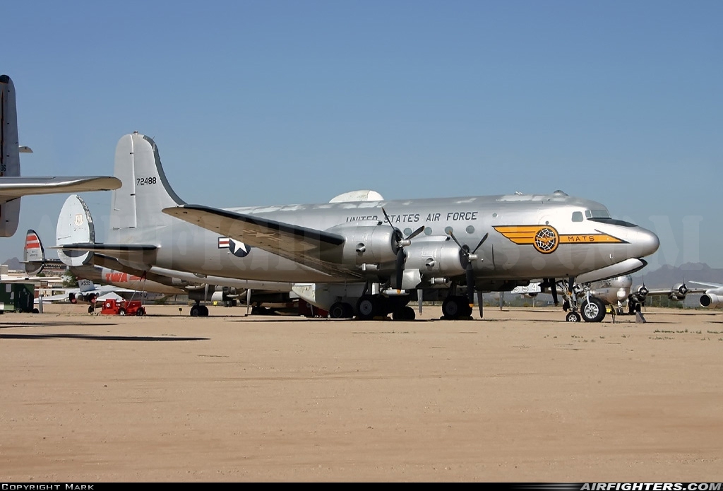 USA - Air Force Douglas C-54D Skymaster (DC-4) 42-72488 at Tucson - Pima Air and Space Museum, USA
