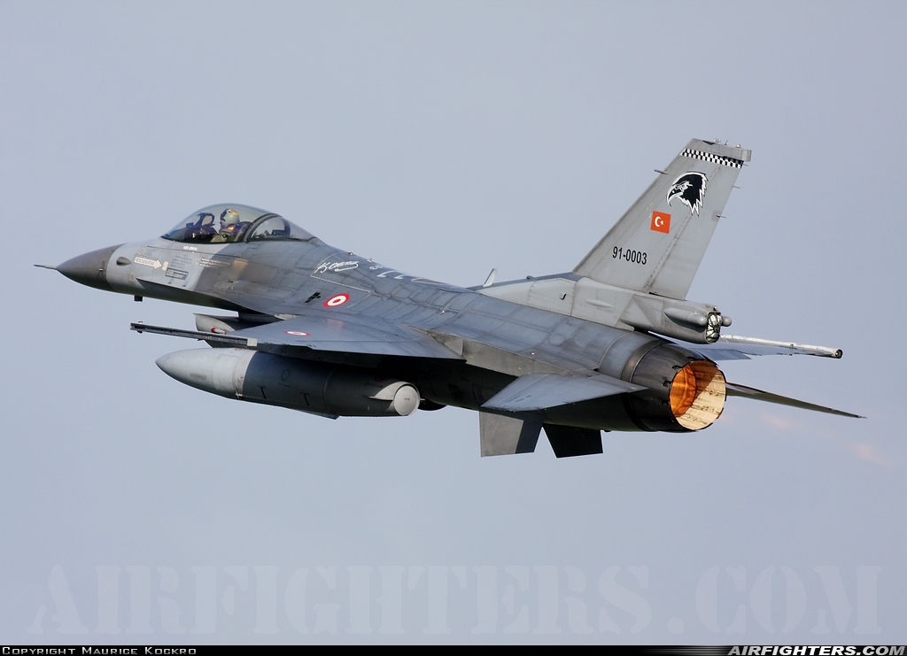 Türkiye - Air Force General Dynamics F-16C Fighting Falcon 91-0003 at Wittmundhafen (Wittmund) (ETNT), Germany