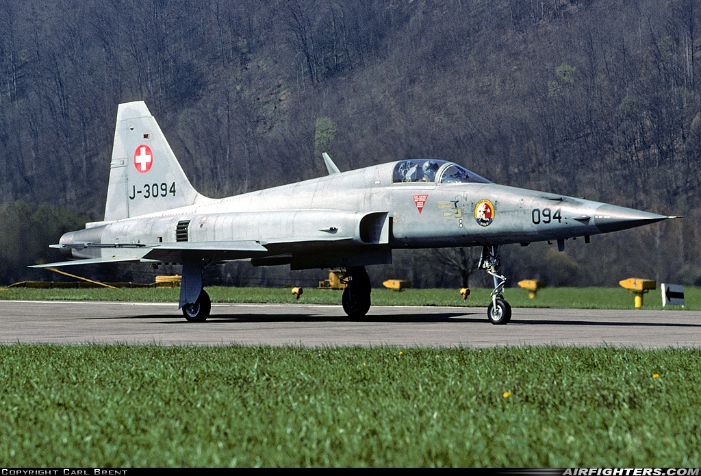 Switzerland - Air Force Northrop F-5E Tiger II J-3094 at Buochs (Stans) (LSMU / LSZC), Switzerland