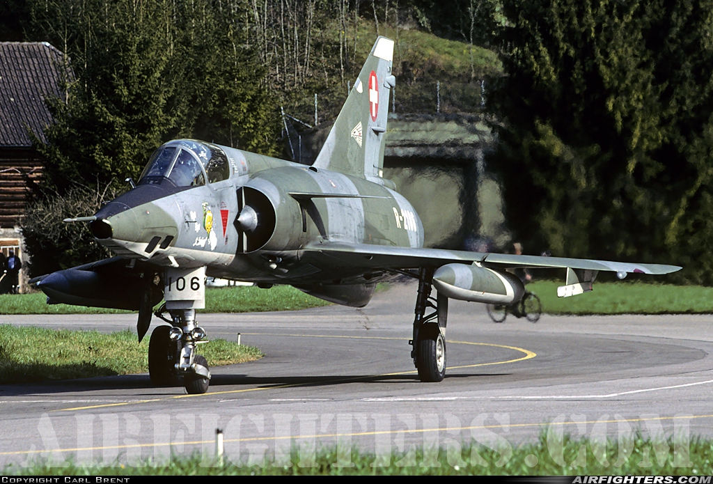 Switzerland - Air Force Dassault Mirage IIIRS R-2106 at Buochs (Stans) (LSMU / LSZC), Switzerland