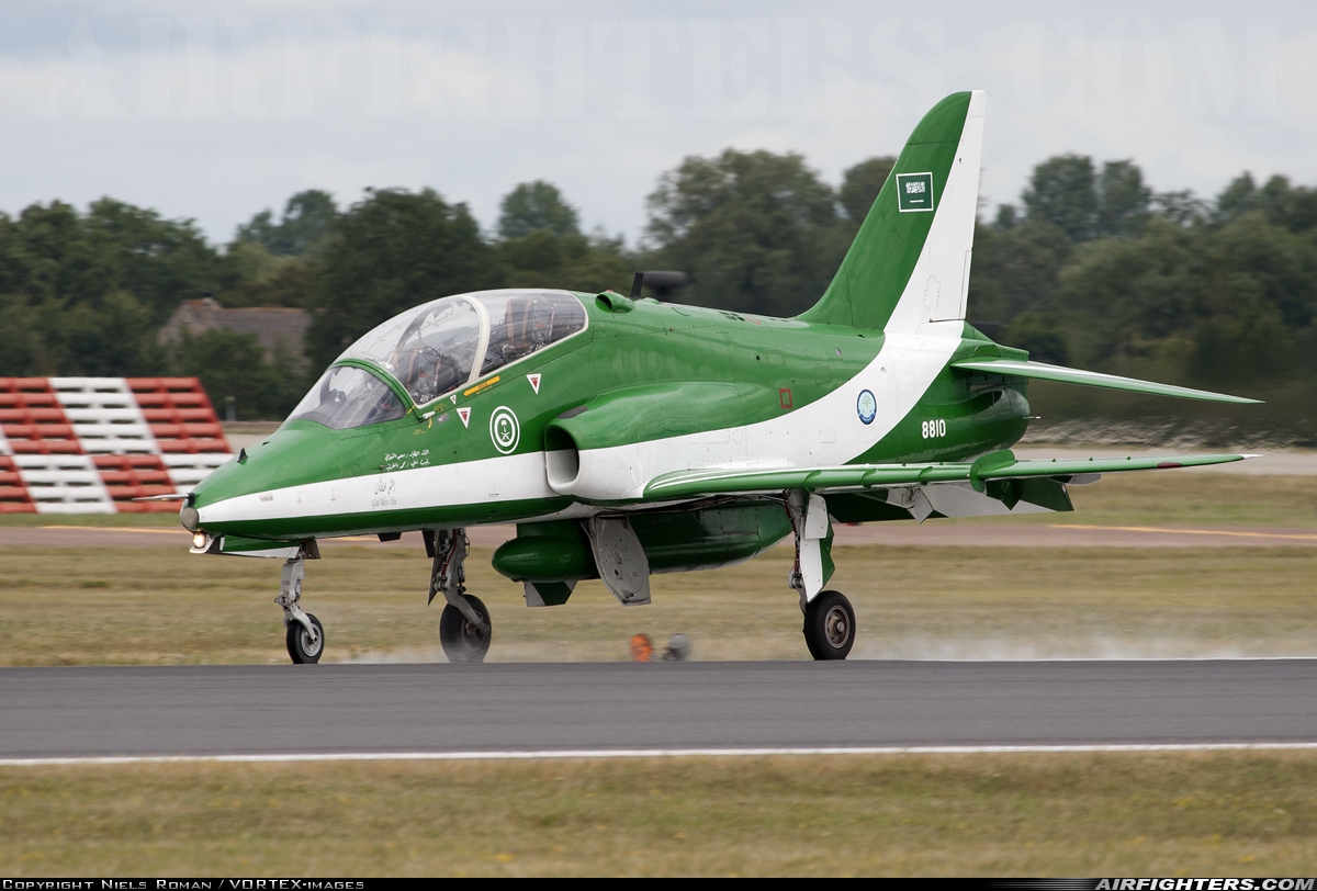 Saudi Arabia - Air Force British Aerospace Hawk Mk.65 8810 at Fairford (FFD / EGVA), UK