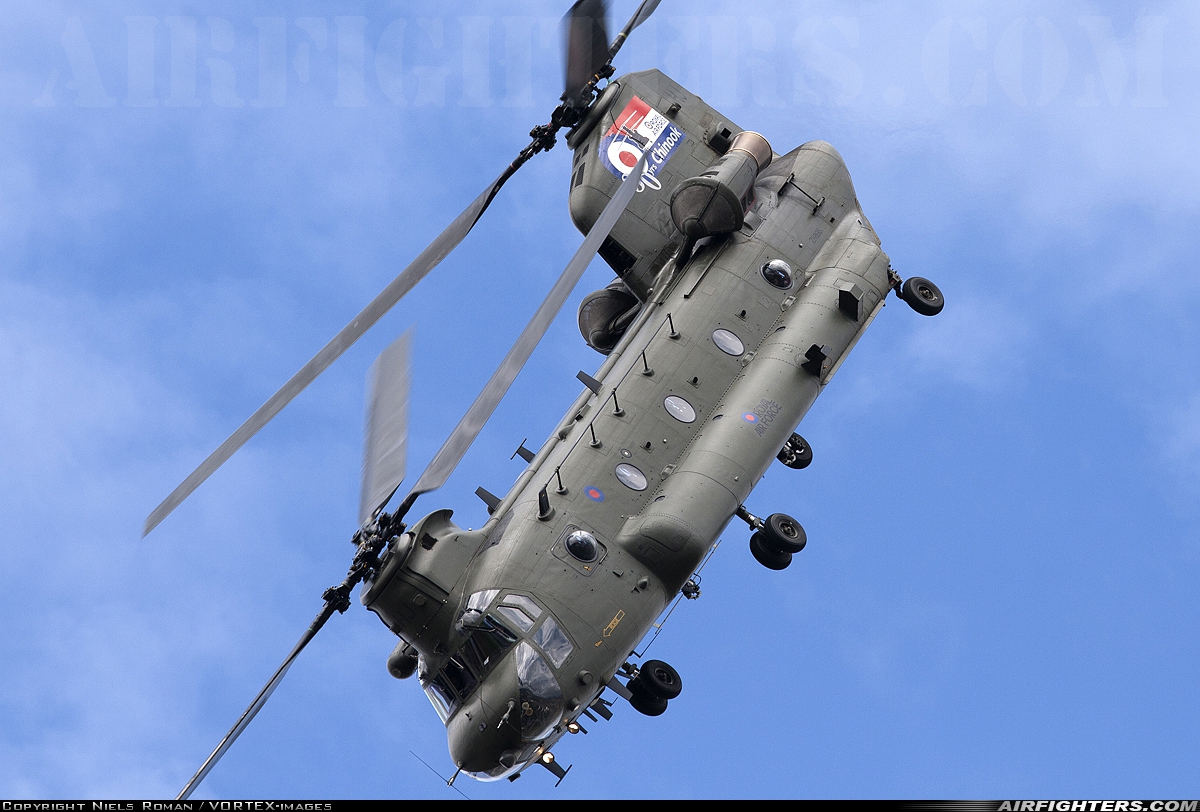 UK - Air Force Boeing Vertol Chinook HC2A (CH-47D) ZH895 at Fairford (FFD / EGVA), UK