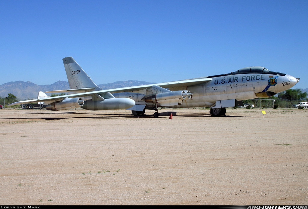 USA - Air Force Boeing EB-47E Stratojet 53-2135 at Tucson - Pima Air and Space Museum, USA
