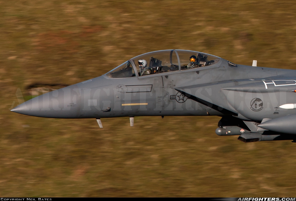 USA - Air Force McDonnell Douglas F-15E Strike Eagle 97-0218 at Off-Airport - Machynlleth Loop Area, UK