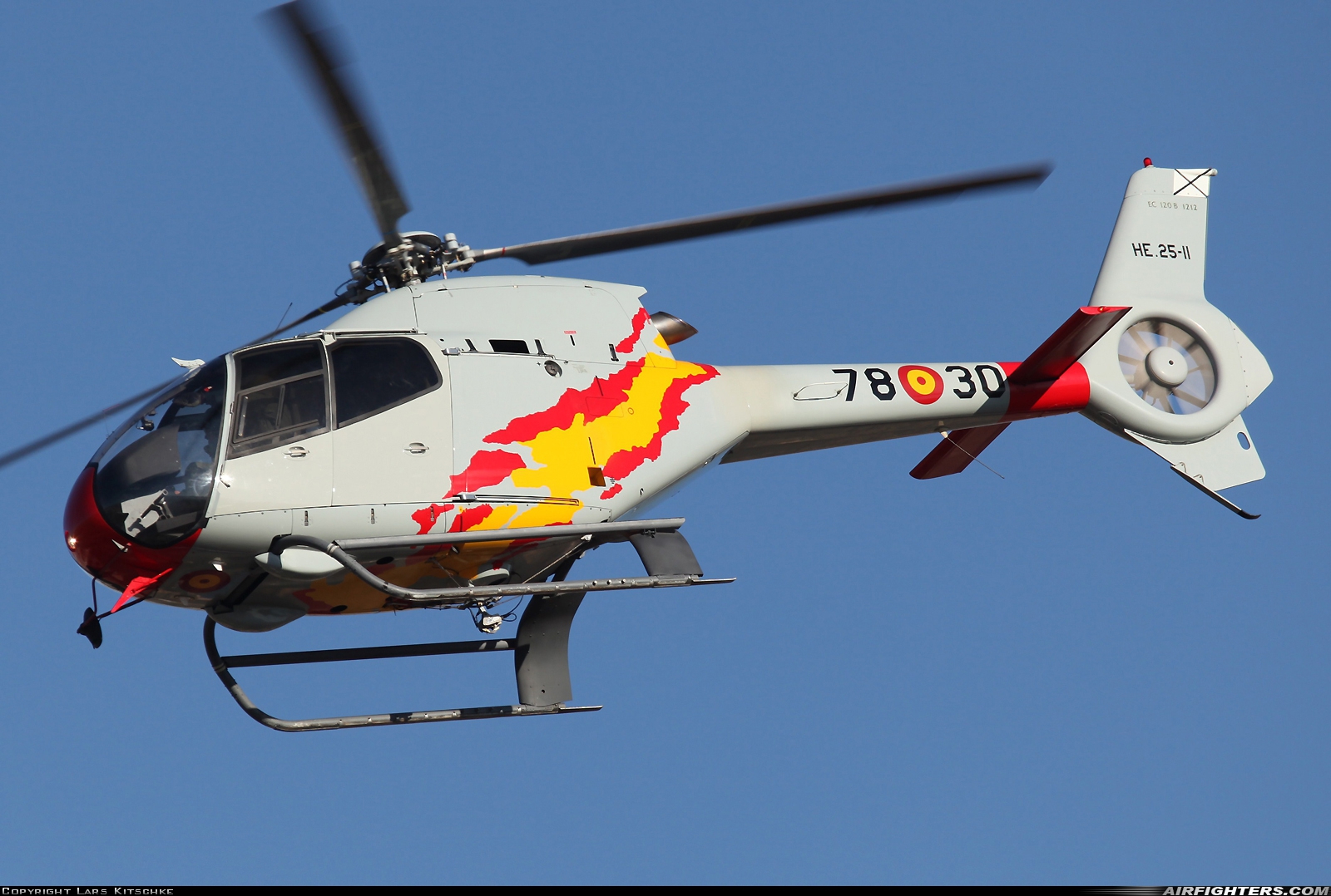 Spain - Air Force Eurocopter EC-120B Colibri HE.25-11 at Granada - Armilla (LEGA), Spain