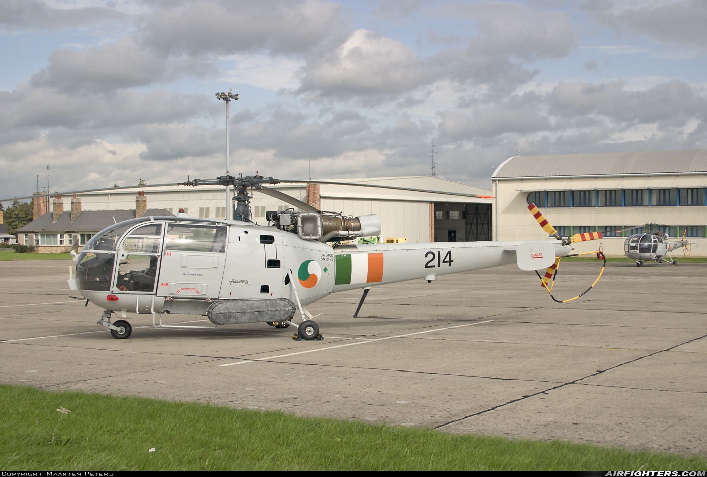 Ireland - Air Force Aerospatiale SA-316B Alouette III 214 at Casement (Baldonnel) (EIME), Ireland