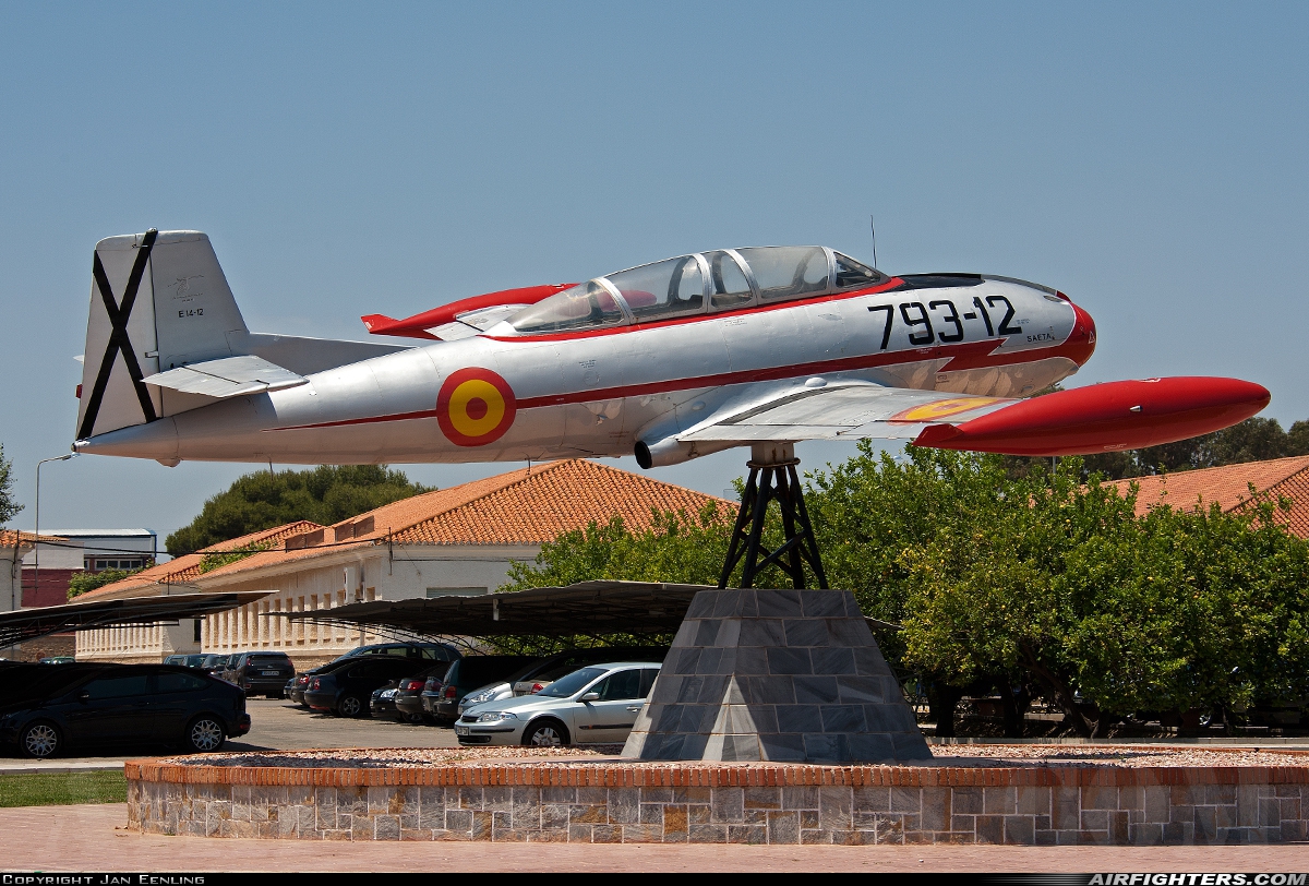 Spain - Air Force Hispano HA-200A Saeta A.10A-12 at Murcia - San Javier (MJV / LELC), Spain