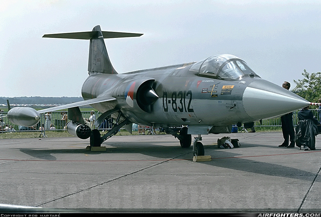 Netherlands - Air Force Lockheed F-104G Starfighter D-8312 at Arnhem - Deelen (EHDL), Netherlands
