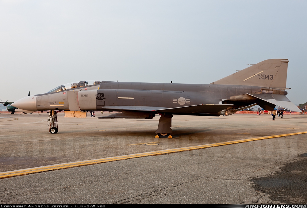 South Korea - Air Force McDonnell Douglas F-4D Phantom II 40-943 at Osan (K-55) (OSN / RKSO), South Korea