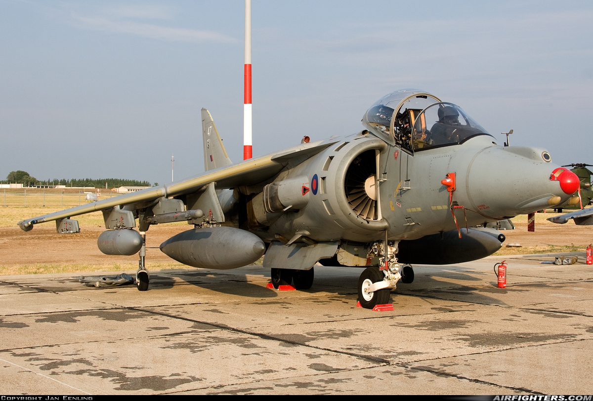 UK - Air Force British Aerospace Harrier GR.9 ZD435 at Kecskemet (LHKE), Hungary