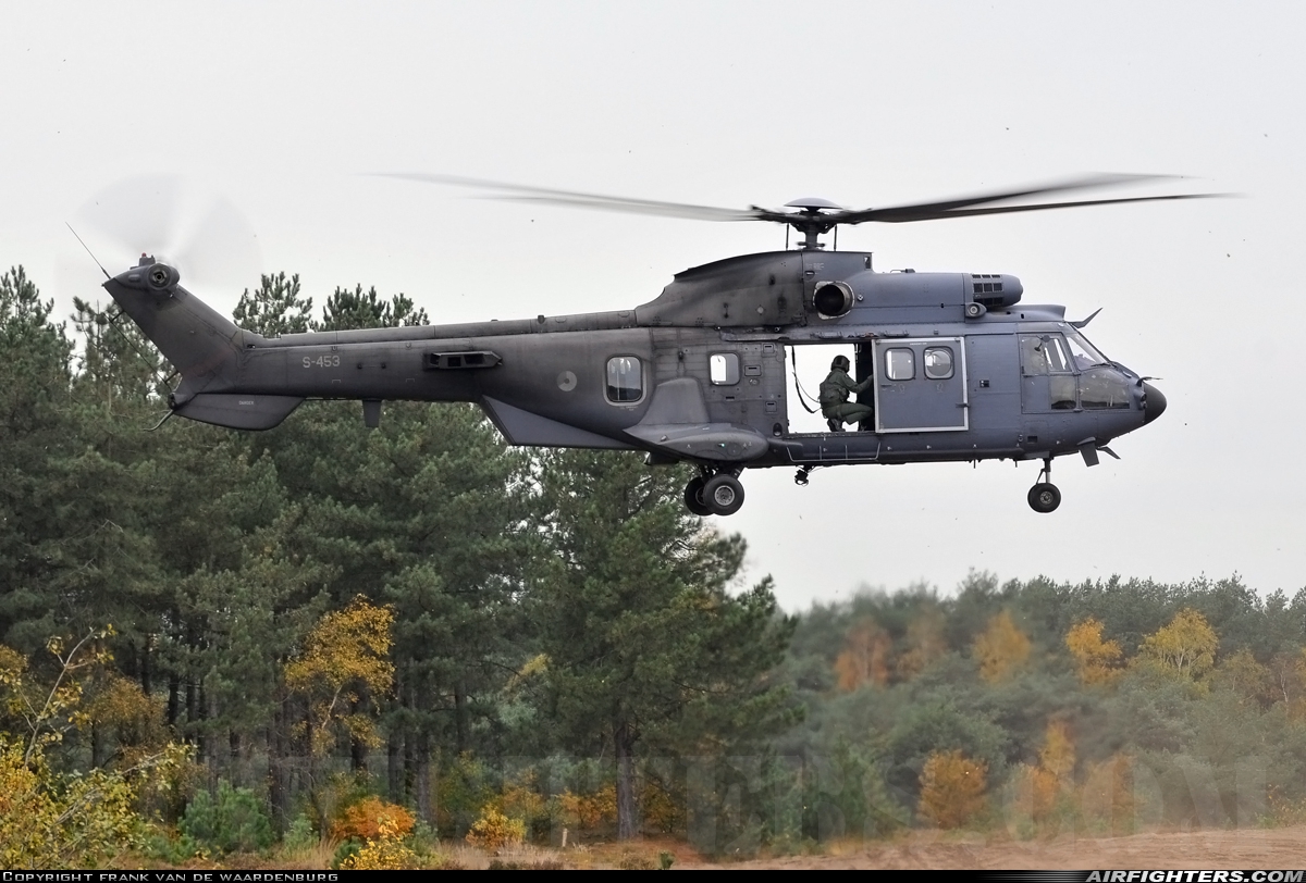 Netherlands - Air Force Aerospatiale AS-532U2 Cougar MkII S-453 at Off-Airport - Oirschotse Heide (GLV5), Netherlands