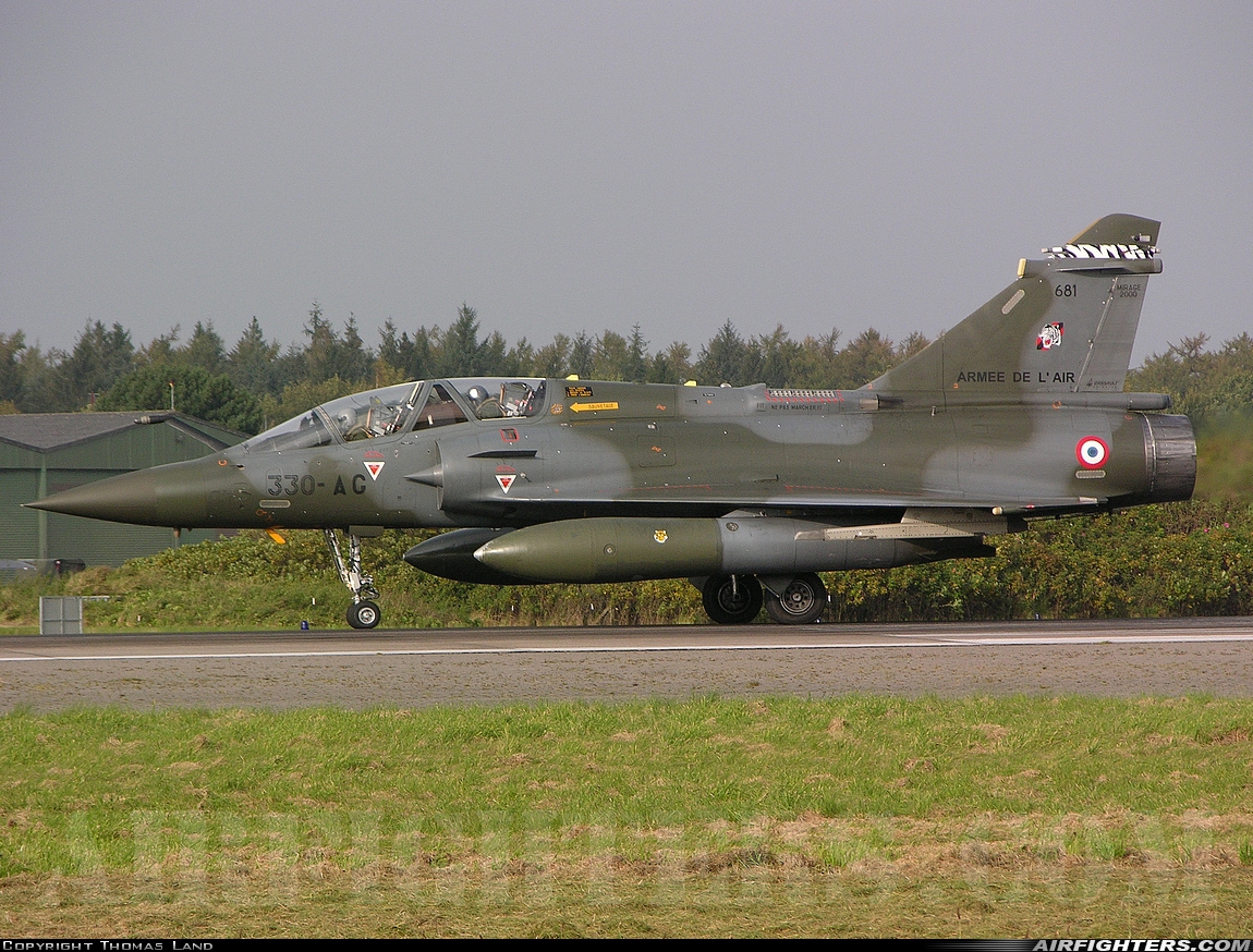 France - Air Force Dassault Mirage 2000D 681 at Wittmundhafen (Wittmund) (ETNT), Germany