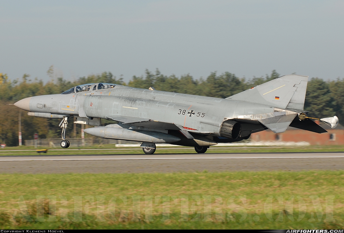Germany - Air Force McDonnell Douglas F-4F Phantom II 38+55 at Wittmundhafen (Wittmund) (ETNT), Germany