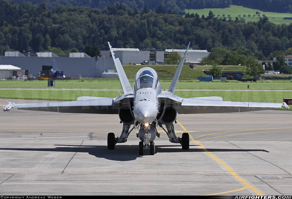 Switzerland - Air Force McDonnell Douglas F/A-18D Hornet J-5238 at Emmen (EML / LSME), Switzerland