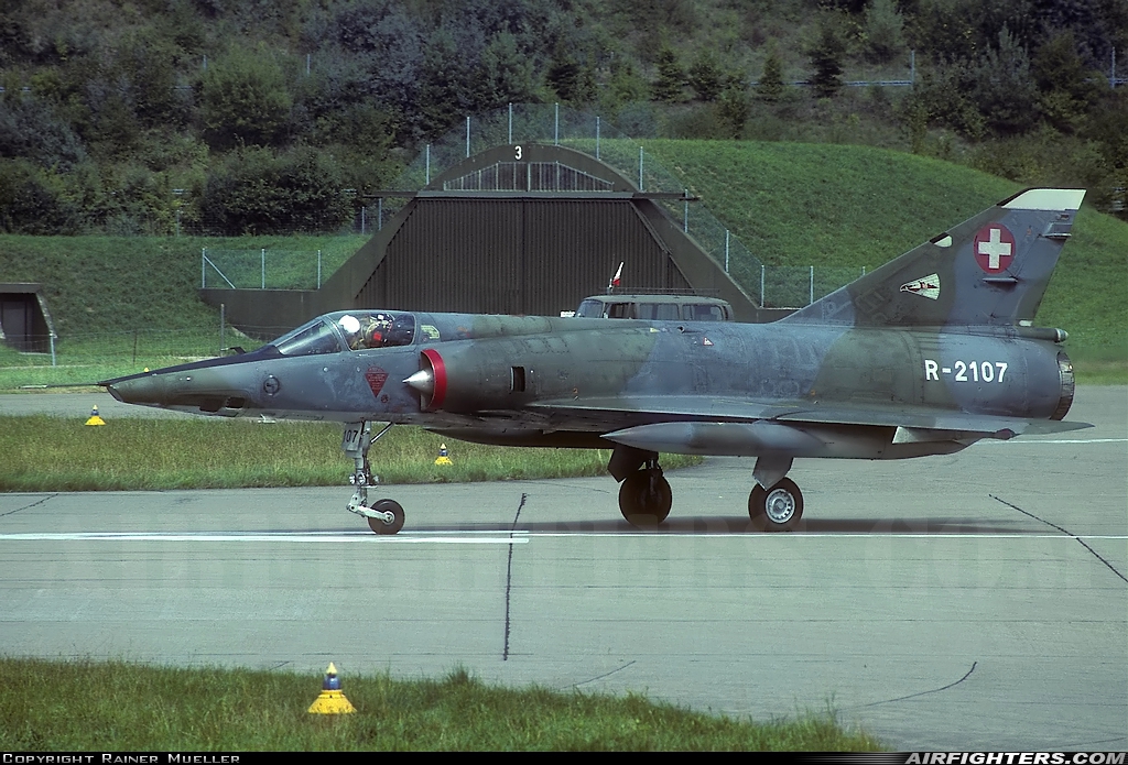 Switzerland - Air Force Dassault Mirage IIIRS R-2107 at Dubendorf (LSMD), Switzerland