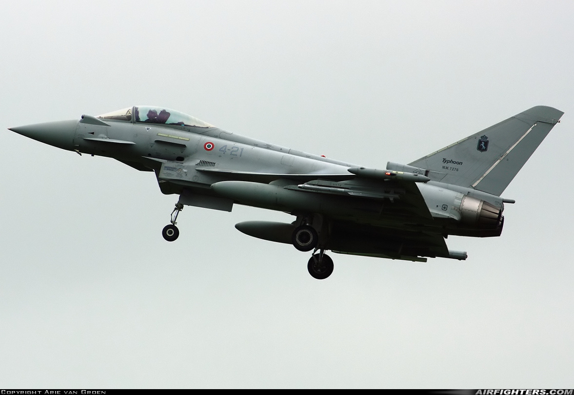 Italy - Air Force Eurofighter F-2000A Typhoon (EF-2000S) MM7276 at Leeuwarden (LWR / EHLW), Netherlands