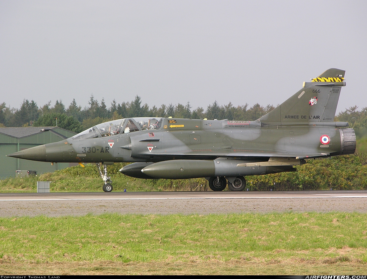 France - Air Force Dassault Mirage 2000D 666 at Wittmundhafen (Wittmund) (ETNT), Germany
