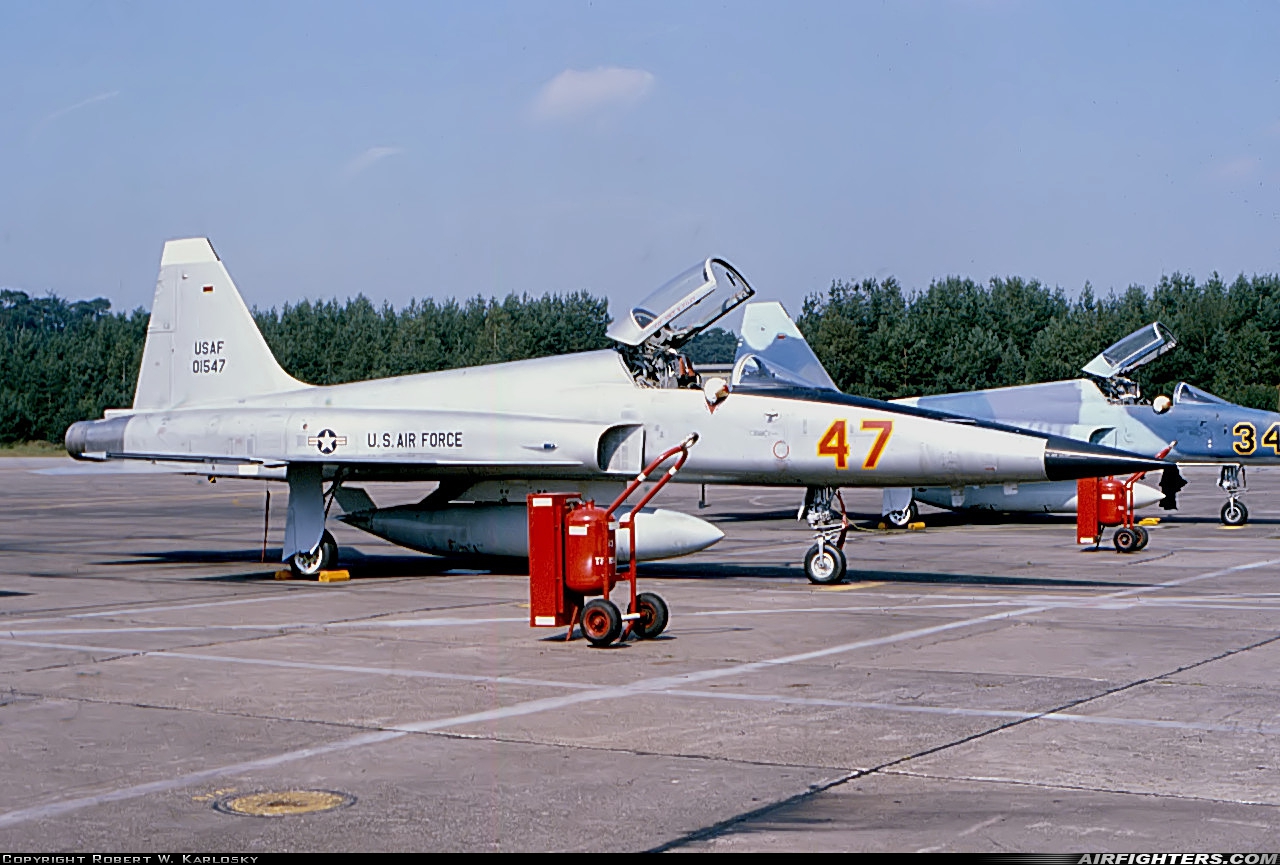 USA - Air Force Northrop F-5E Tiger II 74-1547 at Ramstein (- Landstuhl) (RMS / ETAR), Germany