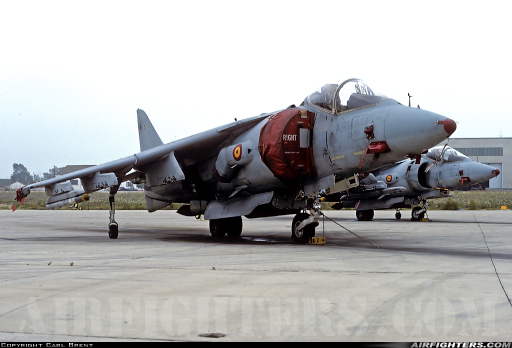 Spain - Navy McDonnell Douglas AV-8B Harrier II VA.1A-22 at Rota (LERT), Spain