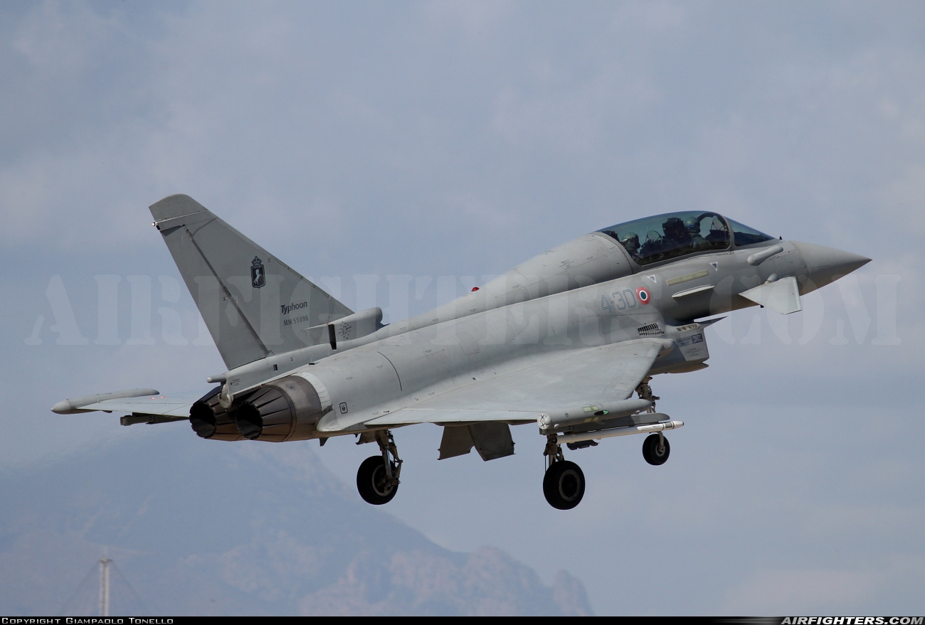 Italy - Air Force Eurofighter TF-2000A Typhoon (EF-2000T) MM55096 at Decimomannu - (DCI / LIED), Italy