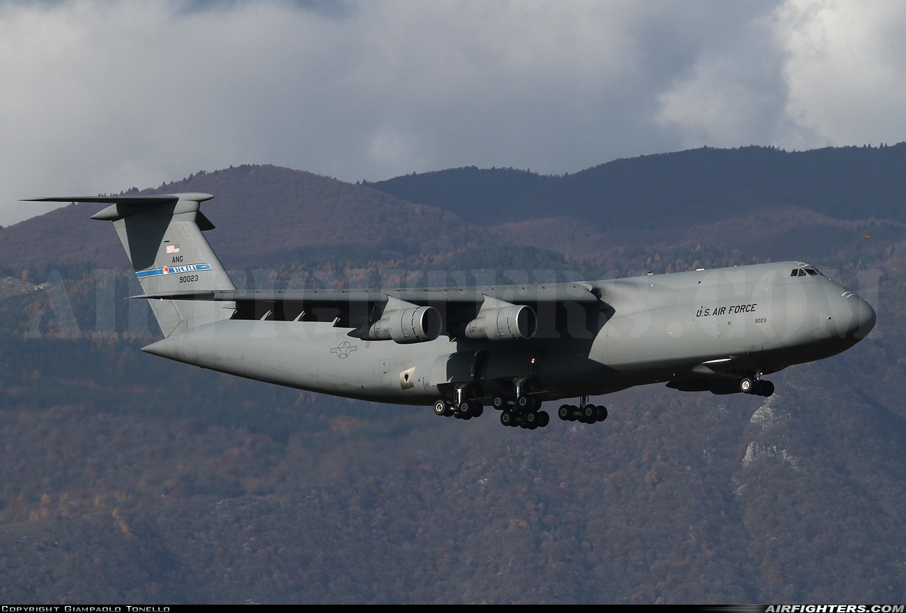USA - Air Force Lockheed C-5A Galaxy (L-500) 69-0023 at Aviano (- Pagliano e Gori) (AVB / LIPA), Italy