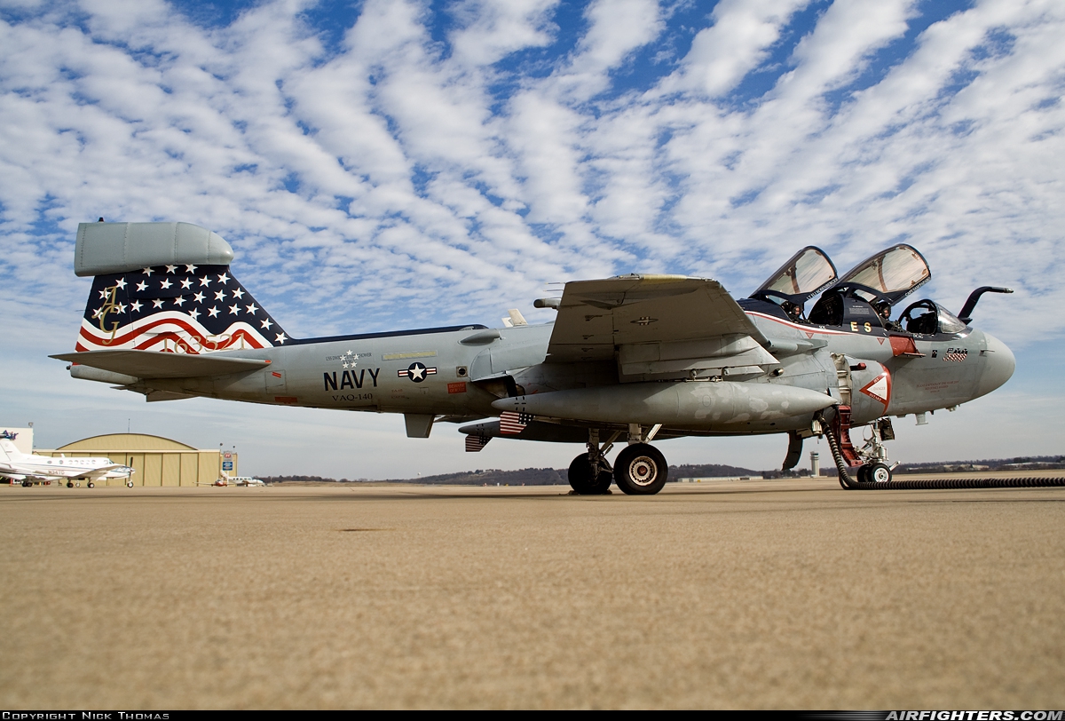 USA - Navy Grumman EA-6B Prowler (G-128) 163521 at Fort Smith - Regional (Municipal) (FSM / KFSM), USA