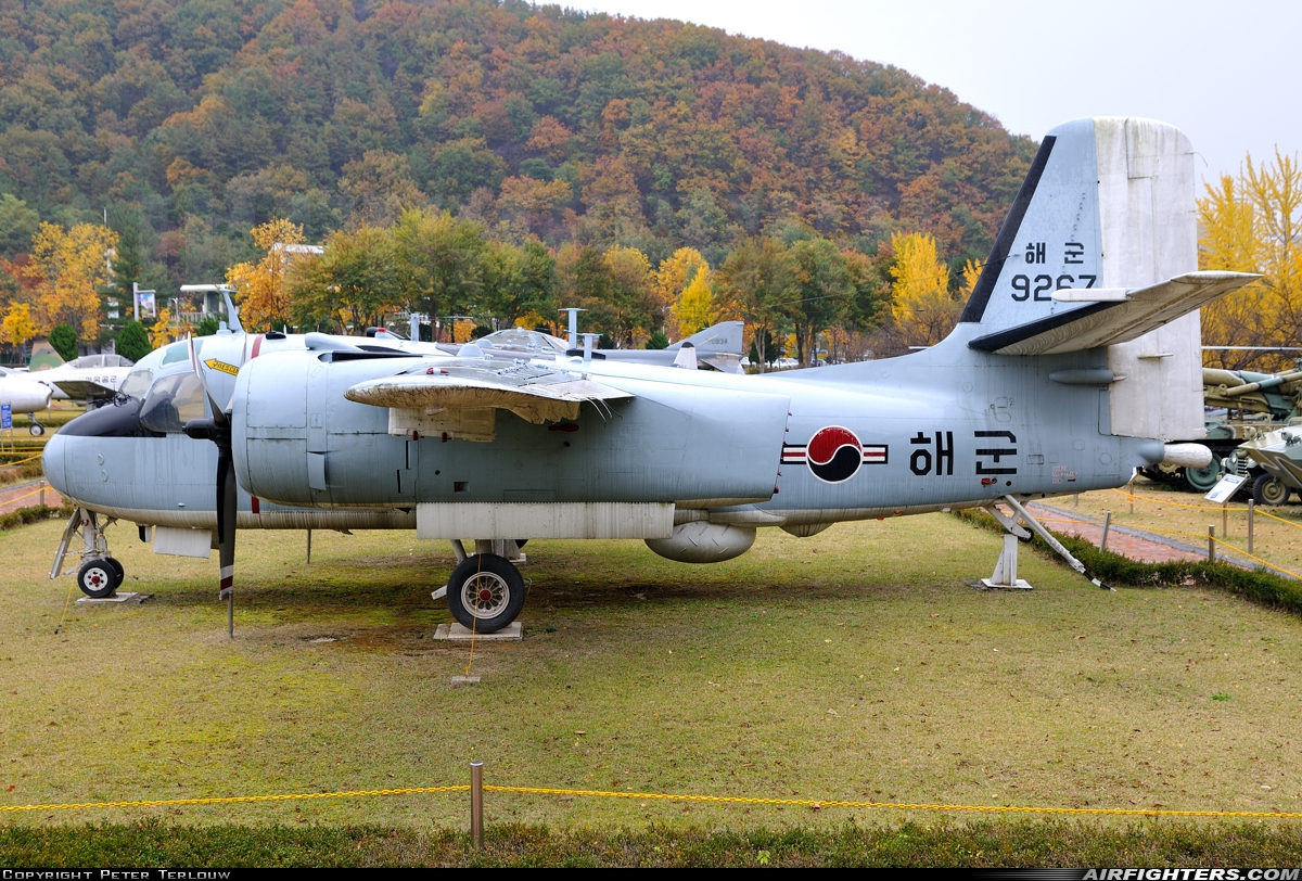 South Korea - Navy Grumman S-2E Tracker (G-121/S2F-3S) 9267 at Off-Airport - Daejeon, South Korea
